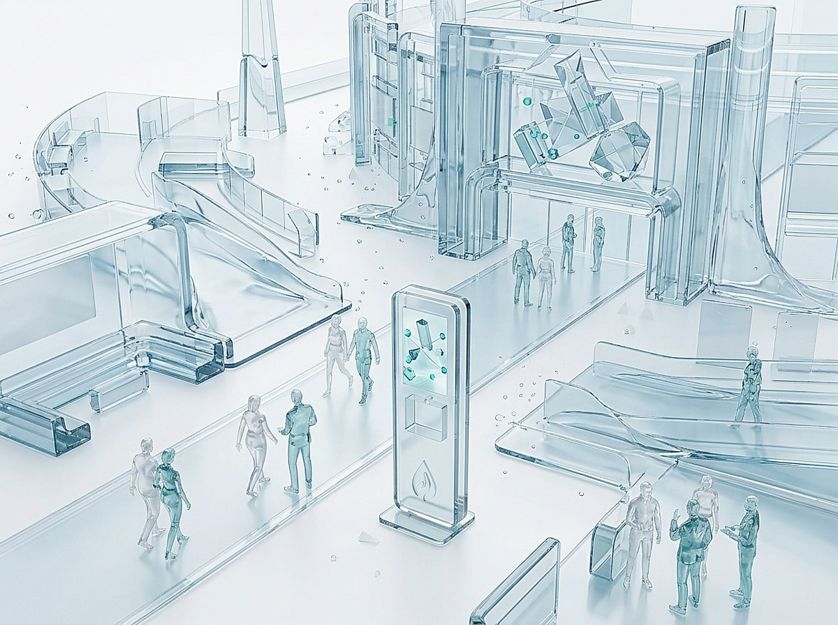 Permanent kiosk installation at a venue